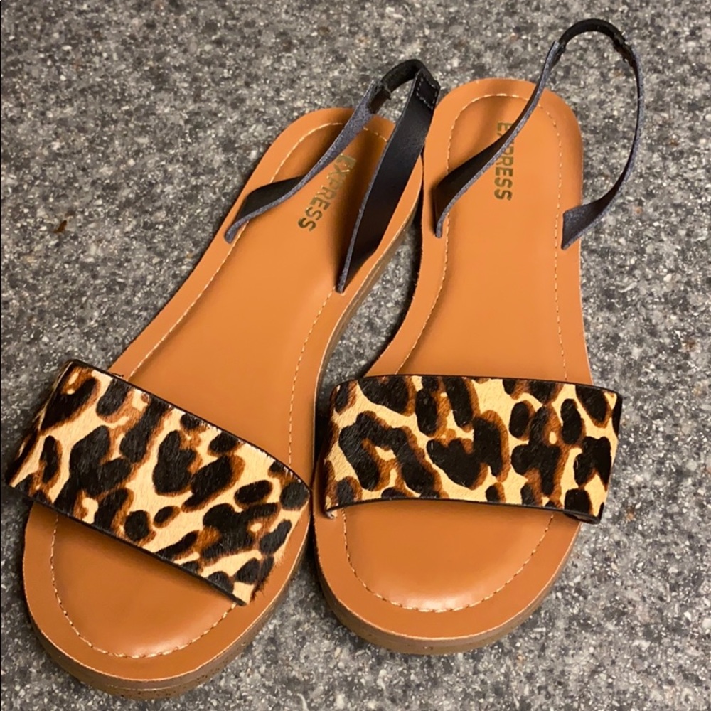 Cheetah Print Sandals